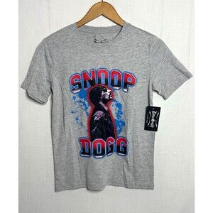 Dogg Supply Snoop Dogg Gray Graphic Crew Neck Short Sleeve T-Shirt, 14/16